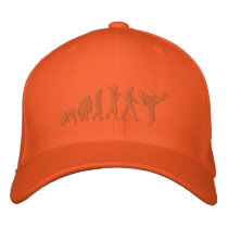Embroidered Orange Belt Karate Martial Arts Cap