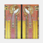 Embroidered Panels by Margaret Macdonald Magnets