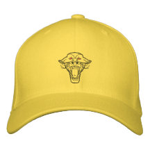 Embroidered Panther Hat Embroidered Hat