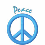 Embroidered Peace Symbol Tees