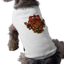 Embroidered_Rabbit Dog T-shirt