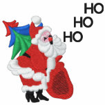 EMBROIDERED Santa HO, HO, HO Men's Polo