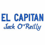Embroidered Shirt de capitaine bleu