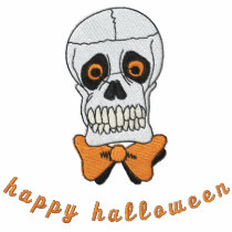 Embroidered Skull Tshirts with Custom Text