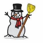 Embroidered SNOWMAN LADIES' SHIRT