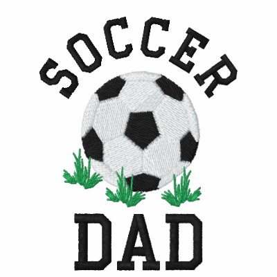 Embroidered soccer Dad T-shirt Embroidered soccer Dad T-shirt