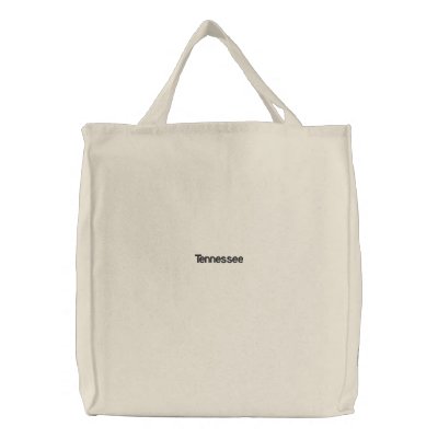 Embroidered Tennessee Tote Bag