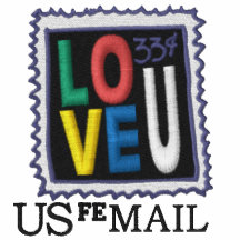 Embroidered US FEMail "Love U" Ladies' Polo