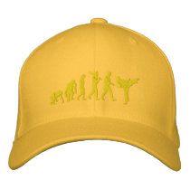 Embroidered Yellow belt Karate Martial Artists Cap
