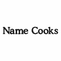 Embroidered (Your Name) Cooks Polo Shirt