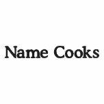 Embroidered (Your Name) Cooks Polo Shirt embroidered shirts