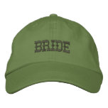 Embroidery Cowgirl Bride Baseball Cap