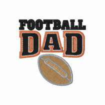 Embroidery Football Dad Polo Shirt