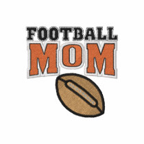 Embroidery Football Mom Polo Shirt