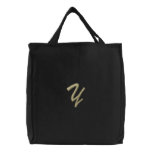 Embroidery Monogram Letter Y Initial embroidered bags