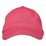 Embroidred Carolina Girl Palmetto Hat Baseball Cap