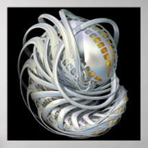 Embryonic Space Station Poster