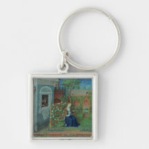 Emelye in her garden. The imprisoned knights Palam Keychains