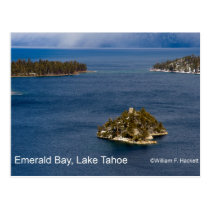 Emerald Bay, Lake Tahoe California Products postcards