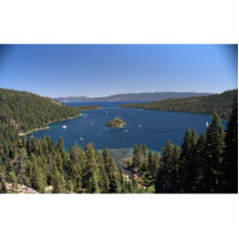 Emerald Bay, Lake Tahoe, California, USA Photo Cutouts