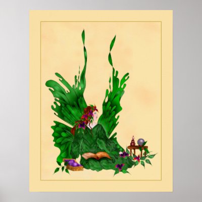 Emerald Faerie Posters by IrishPirateQueen