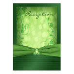 Emerald Green Celtic Love Knot Enclosure Card Business Cards