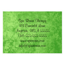 Emerald Green Elegant Business Cards For Women
