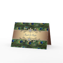 Emerald Green Gold Royal Indian Peacock Wedding