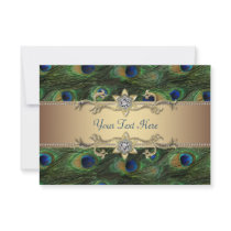 Emerald Green Gold Royal Indian Peacock Wedding