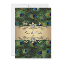 Emerald Green Gold Royal Indian Peacock Wedding