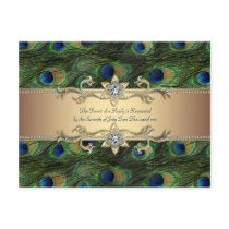Emerald Green Gold Royal Indian Peacock Wedding