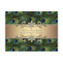 Emerald Green Gold Royal Indian Peacock Wedding