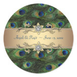 Emerald Green Gold Royal Indian Peacock Wedding