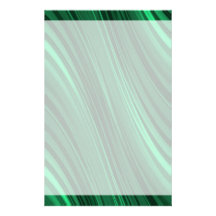 Emerald green shaded stripes stationery design
