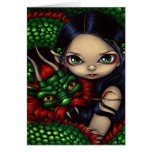 "Emerald Guardian" Greeting Card cards