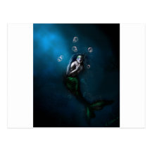 Emerald in the Deep Blue Postcards