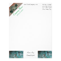 Emerald Pattern Letterhead