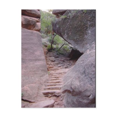 Emerald Pools Trail Postcards by sumiko