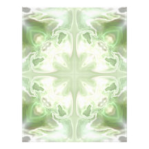 Emerald Shamrock Cross Personalized Letterhead