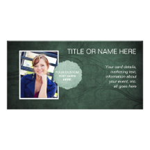 Emeraldtone Blank Photo Frame Photo Cards