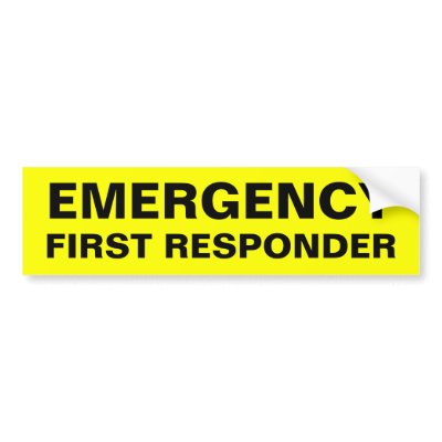 EMERGENCY BUMPER STICKERS by ahk1984