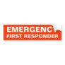EMERGENCY BUMPER STICKER