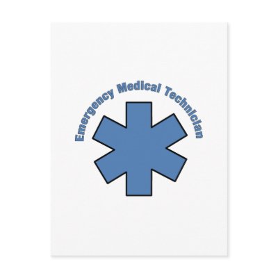 Emergency Med Tech Postcard by bonfireems