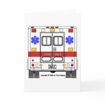 Emergency Medical Services Ambulance (EMS) Cards by tkepner