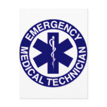 EMERGENCY MEDICAL TECHNICIANS EMT POSTCARDS