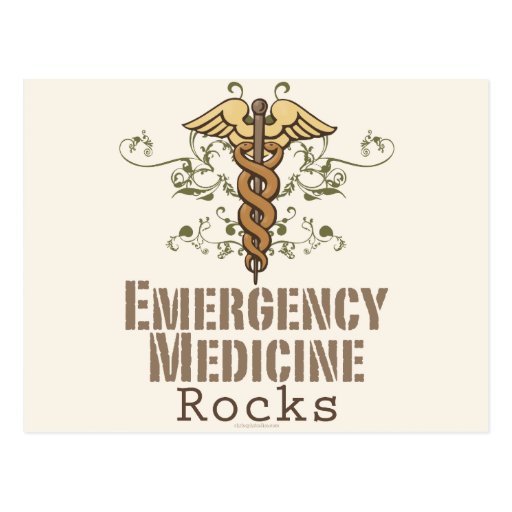 Emergency Medicine Rocks Post Card