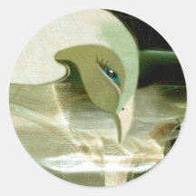 Emerging Round Stickers