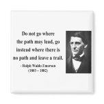 Emerson Quote 3b Refrigerator Magnet