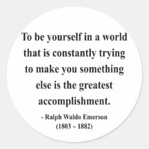 Emerson Quote 4a Sticker