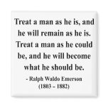 Emerson Quote 9a Refrigerator Magnet